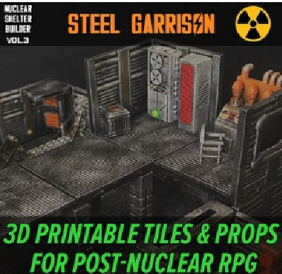 Nuclear Fallout Shelter Terrain and Props