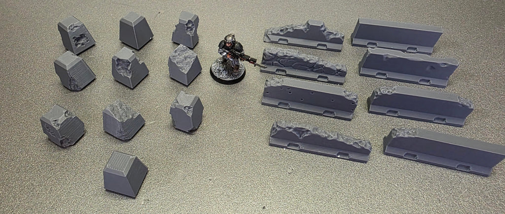 Concrete Jungle Ruin City Set