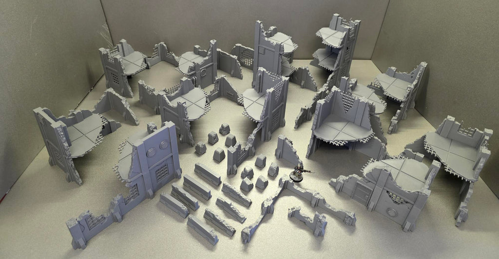 Concrete Jungle Ruin City Set