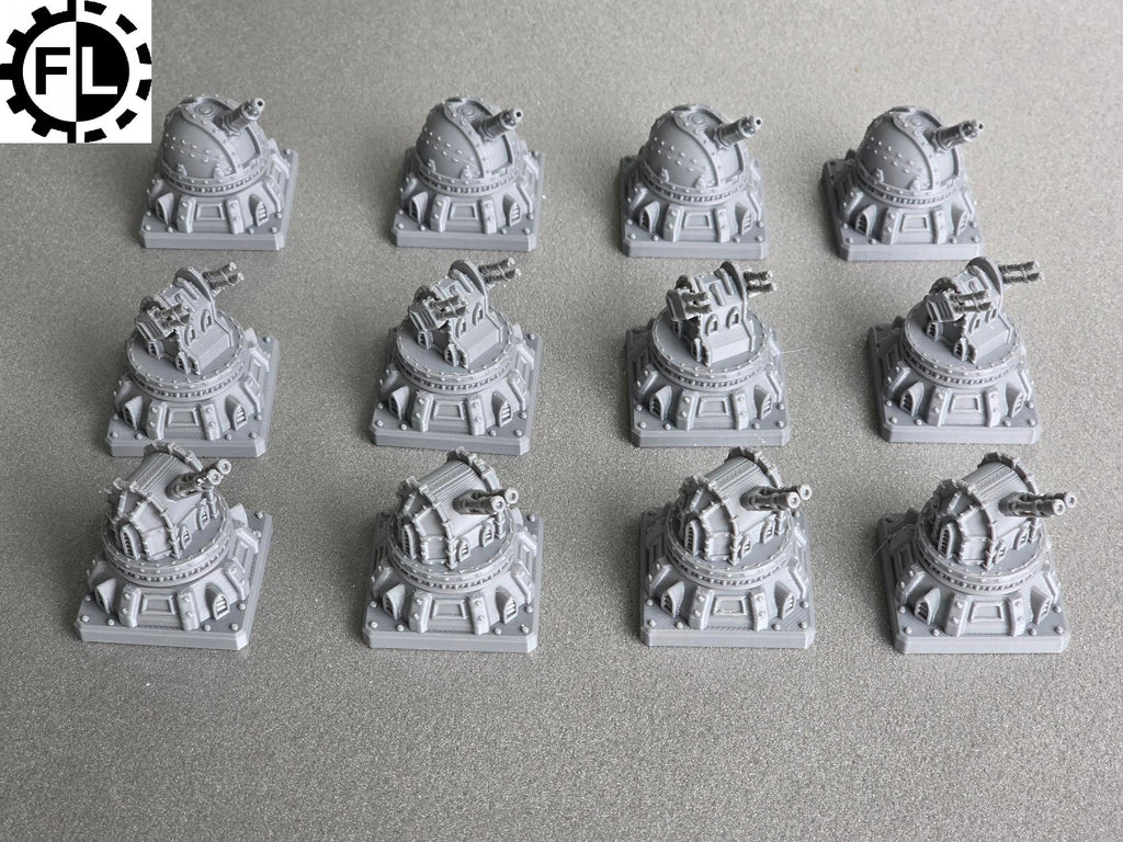 Wall Top Turret Pack