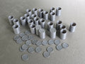 28mm Scale Open Barrels + Lid. x25