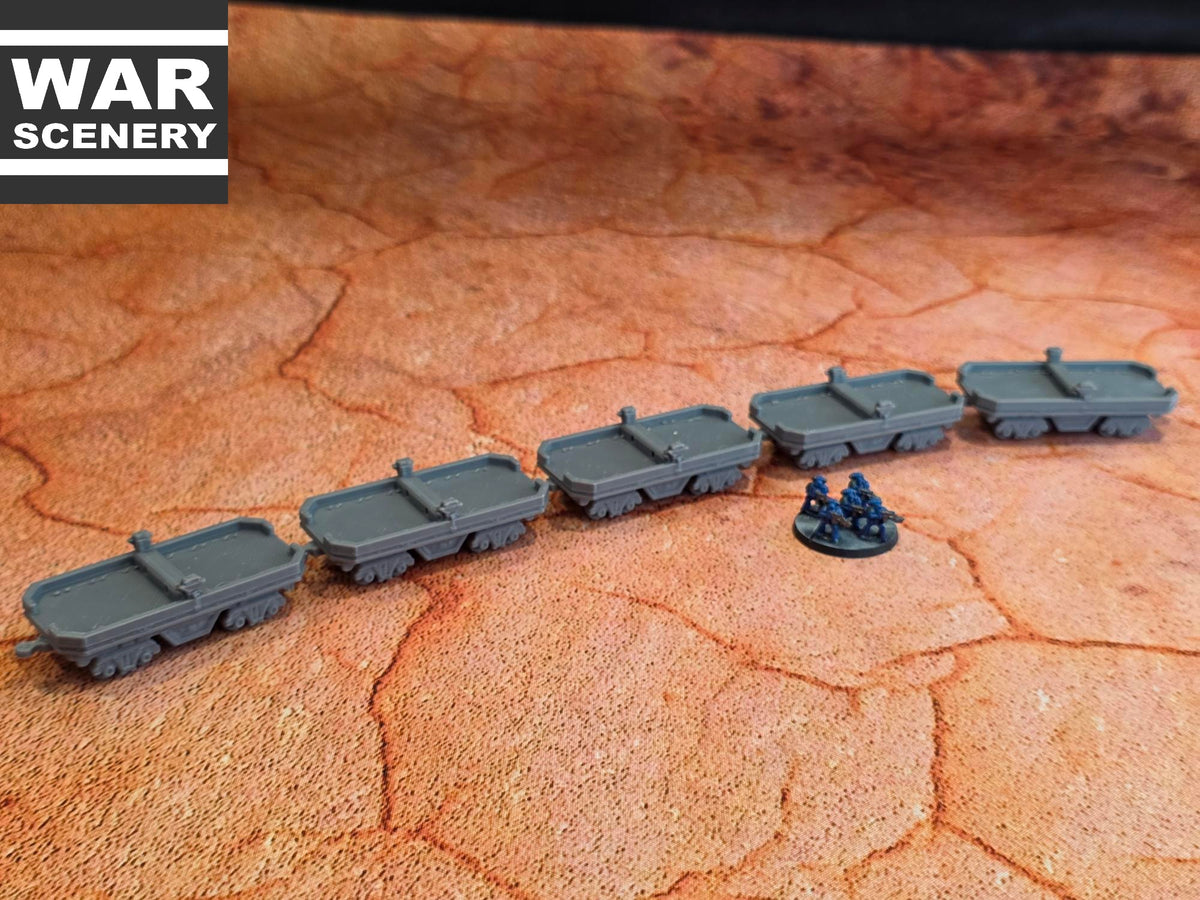 Doom Of Castograd Epic Train Flatbed car pack
