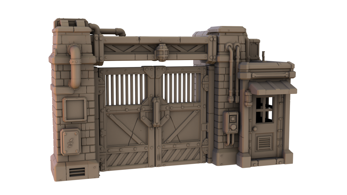 Factory Gate Entrance