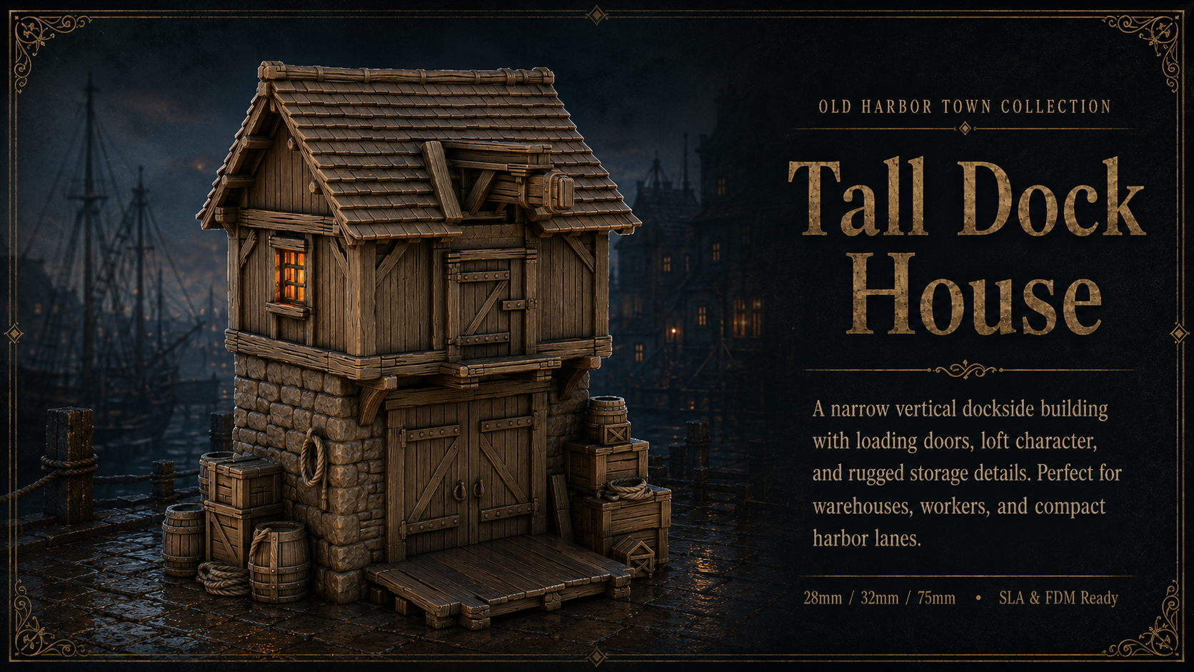 Tall Dockhouse