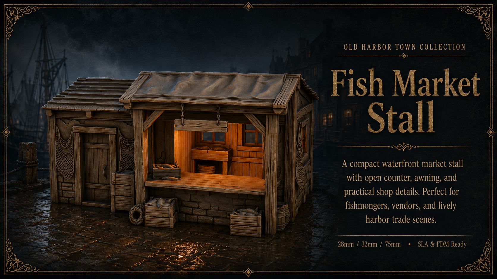Fish Market Stall