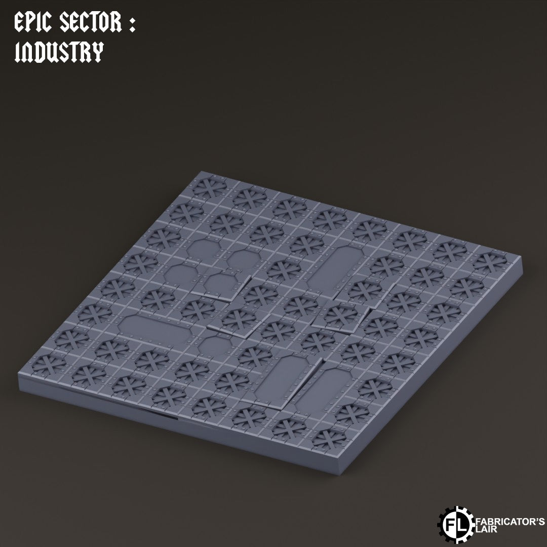 Metal Grid Tile 4