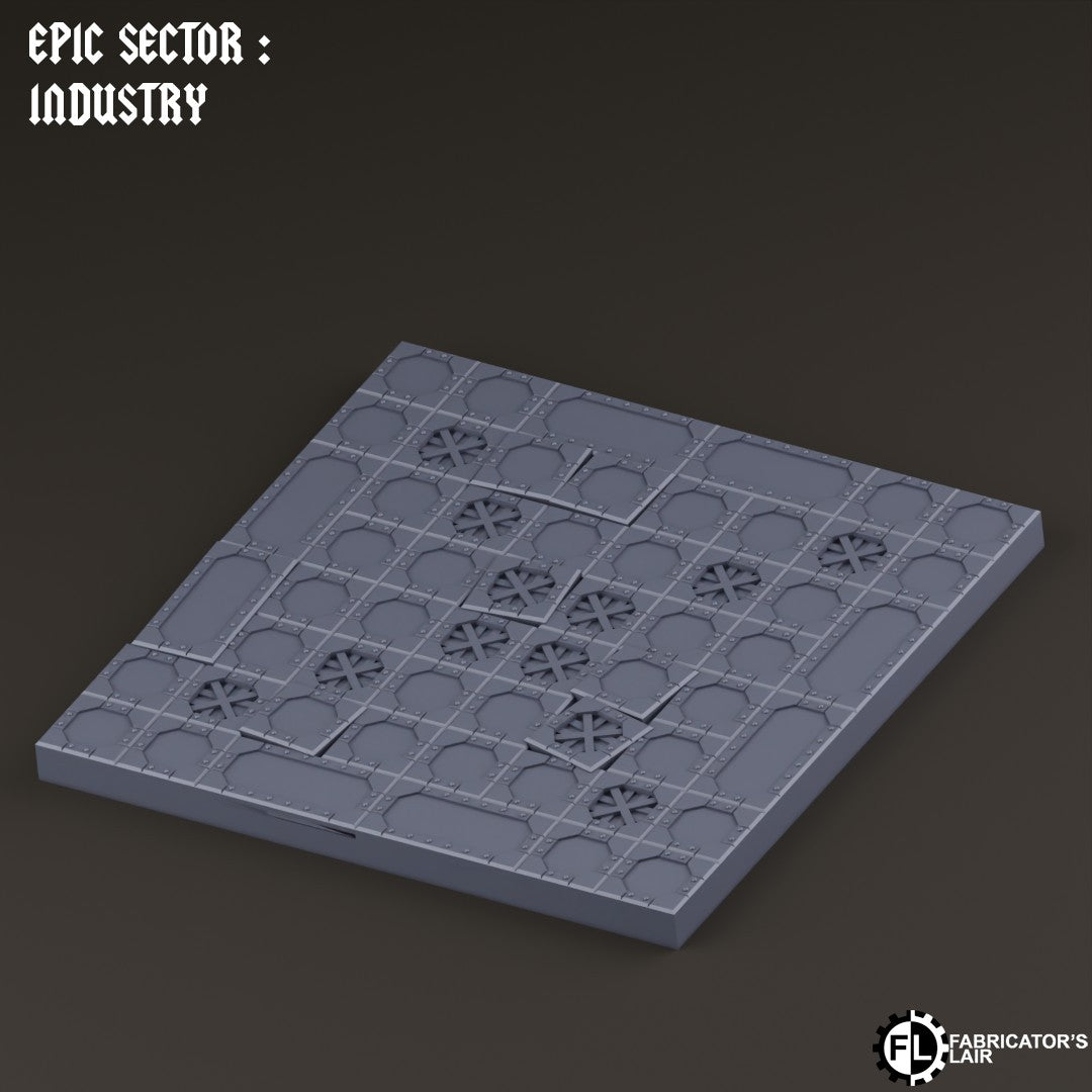 Metal Grid Tile 7