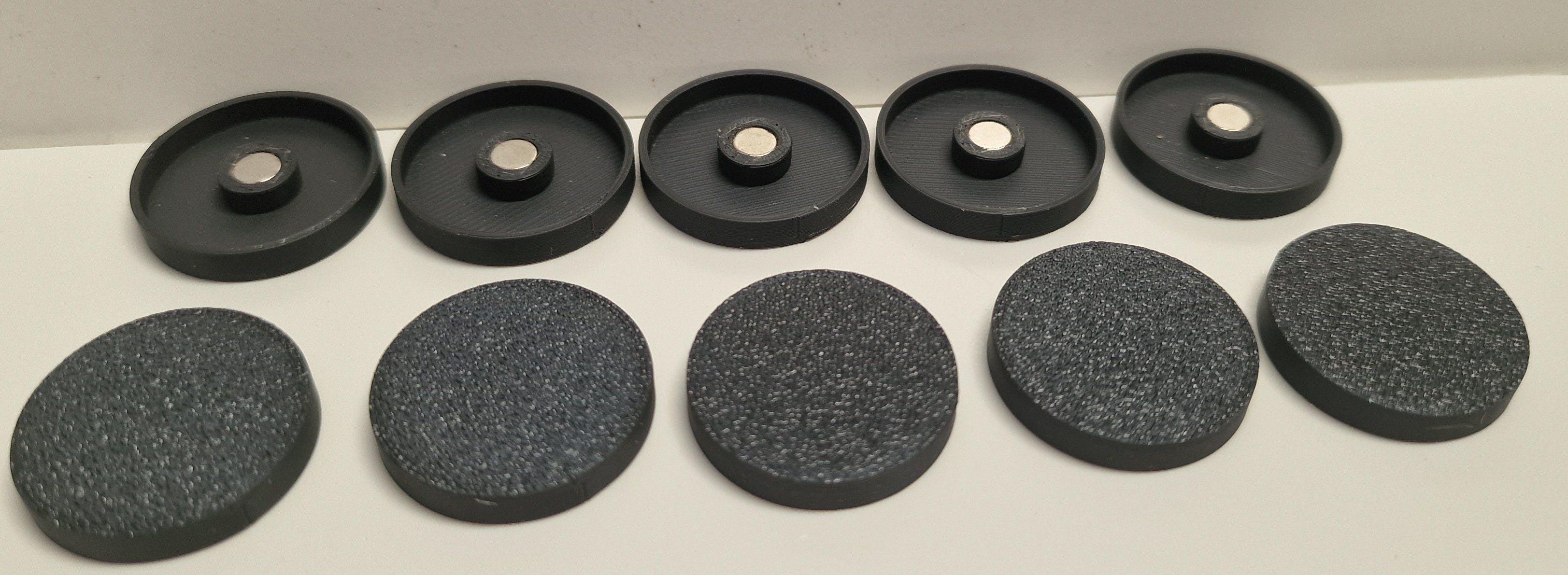 25mm Round Magnetic Bases